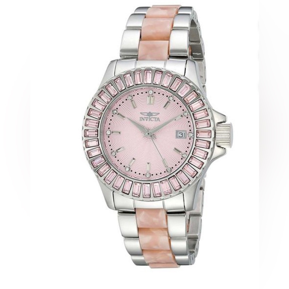 Invicta Angel With Pink Crystals Model# 18875 Watch.